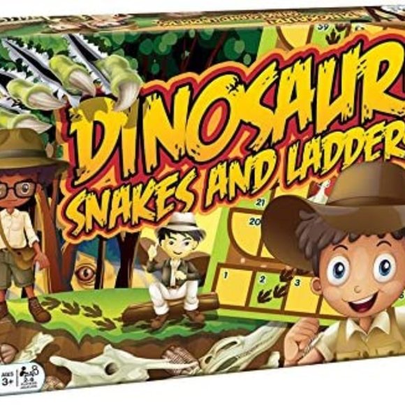 NWT Outset Media  Dinosaur Snakes and Ladders - Picture 1 of 3